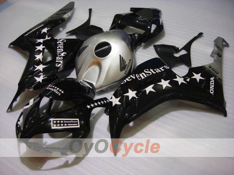 Einspritzverkleidungssatz für CBR1000RR 06-07 - Schwarz, Silber - SevenStars #OYO87900650 Zweitbild