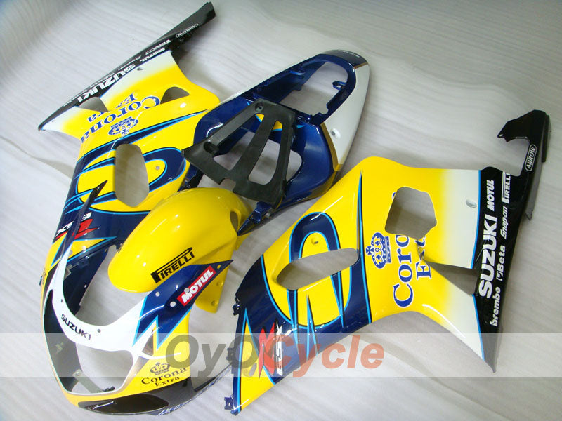 Verkleidungssatz für 00-02 GSX R1000 - Gelb, Blau - Corona #OYO87905214 Zweitbild