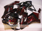 Einspritzverkleidungssatz für CBR1000RR 04-05 - Rot, Schwarz - Flame #OYO87900485