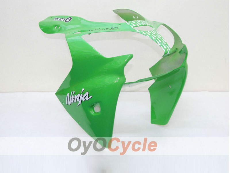 Einspritzverkleidungssatz für 00-02 NINJA ZX-6R - Grün, Schwarz - Nakano #OYO87901726