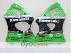 Einspritzverkleidungssatz für 00-02 NINJA ZX-6R - Grün, Schwarz - Nakano #OYO87901726