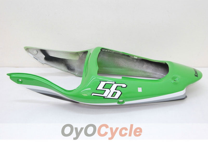 Einspritzverkleidungssatz für 00-02 NINJA ZX-6R - Grün, Schwarz - Nakano #OYO87901726