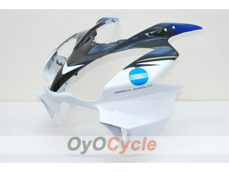 Einspritz-Verkleidungssatz für 02-13 VFR800 - Blau, Weiß - Konica Minolta #OYO87902821