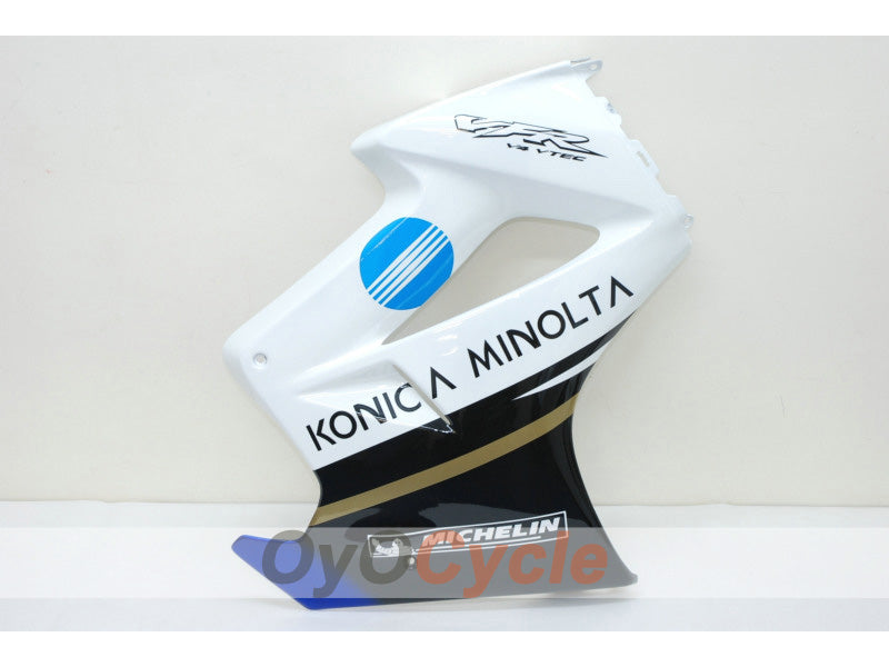 Einspritz-Verkleidungssatz für 02-13 VFR800 - Blau, Weiß - Konica Minolta #OYO87902821