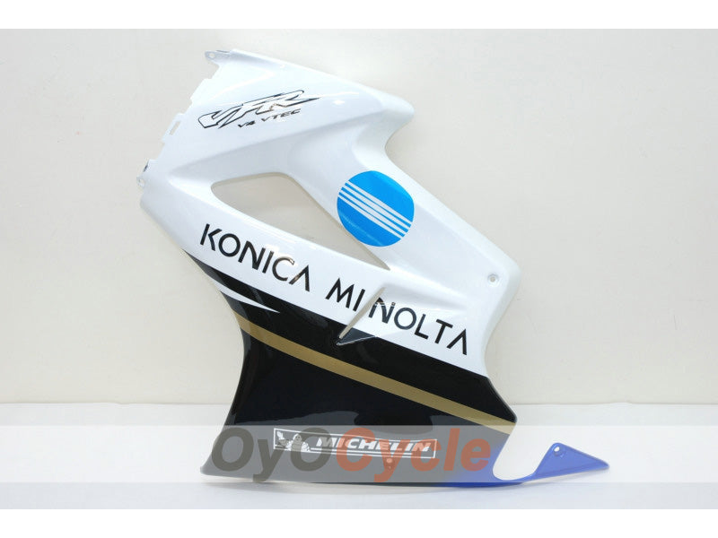 Einspritz-Verkleidungssatz für 02-13 VFR800 - Blau, Weiß - Konica Minolta #OYO87902821