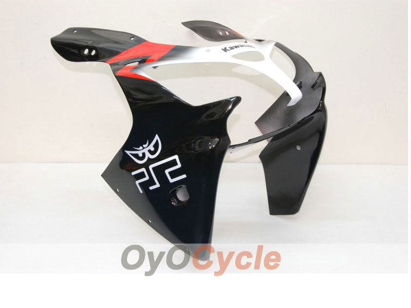Verkleidungssatz für Einspritzmodelle 00-02 NINJA ZX-6R - Rot, Schwarz - Play Station #OYO87901741