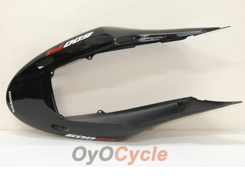 Verkleidungssatz für Einspritzmodelle 99-00 CBR600F4 - Schwarz - Castrol #OYO87900113