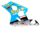 Einspritz-Verkleidungssatz für 04-05 GSXR600 - Blau, Schwarz - MOTUL, Rizla+ #OYO87901409