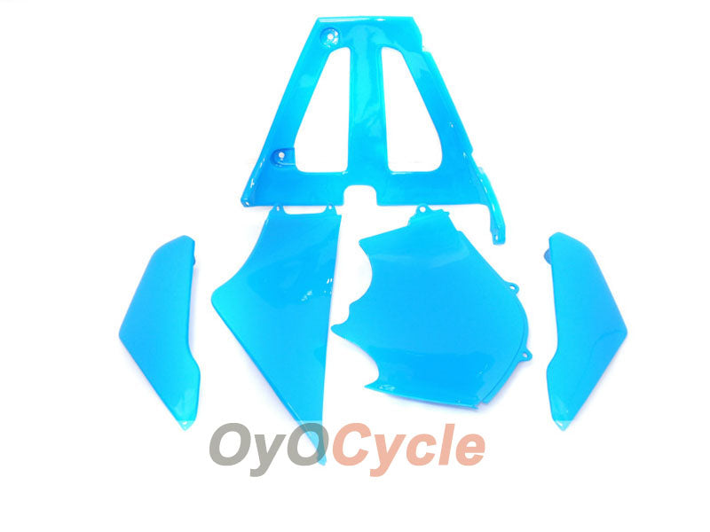 Einspritz-Verkleidungssatz für 04-05 GSXR600 - Blau, Schwarz - MOTUL, Rizla+ #OYO87901409
