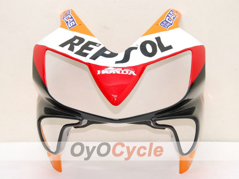 Verkleidungssatz für Einspritzmodelle 01-03 CBR600F4i - Orange, Schwarz - MICHELIN, Repsol #OYO87900190