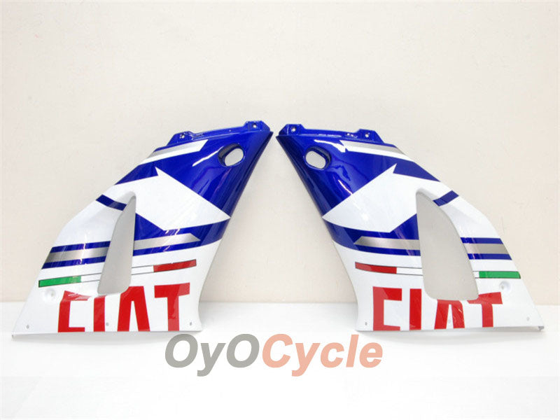 Einspritzverkleidungssatz für 00-01 YZF-R1 - Blau, Weiß - FIAT, MOTUL #OYO87900761 Zweitbild