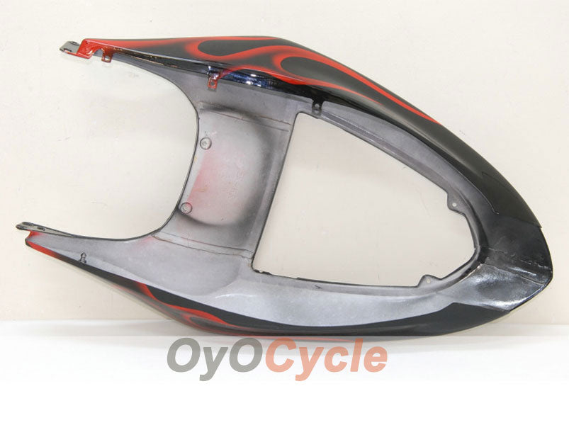 Verkleidungssatz für 05-06 NINJA ZX-6R - Rot, Schwarz - Flamme #OYO87901865