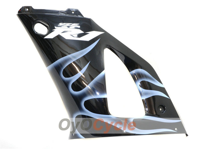 Einspritzverkleidungssatz für 00-01 YZF-R1 - Weiß, Schwarz - Flame #OYO87900764