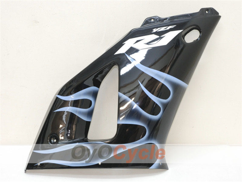 Einspritzverkleidungssatz für 00-01 YZF-R1 - Weiß, Schwarz - Flame #OYO87900764