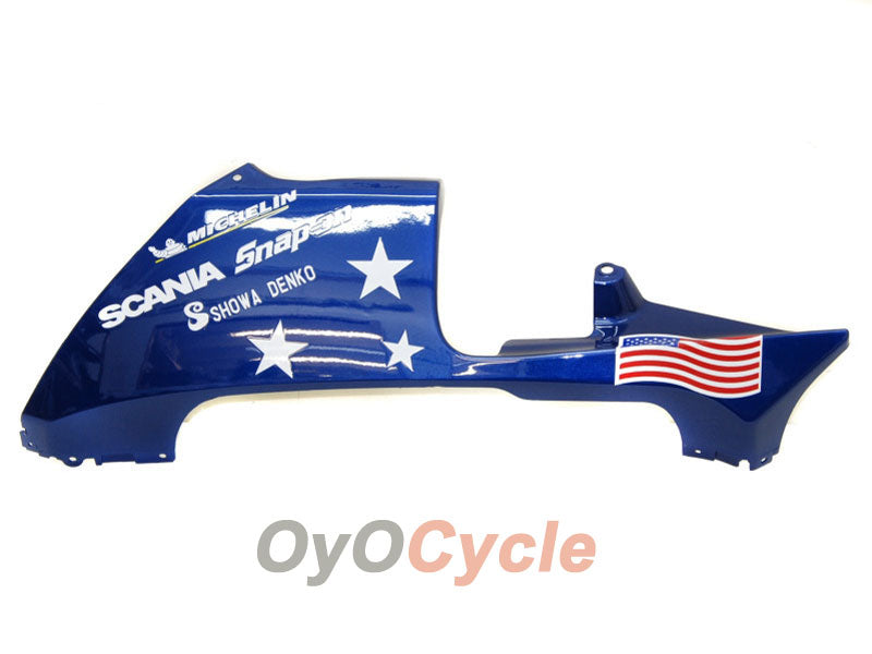 Einspritzverkleidungssatz für 05-06 CBR600RR - Rot, Blau - Castrol #OYO87900208