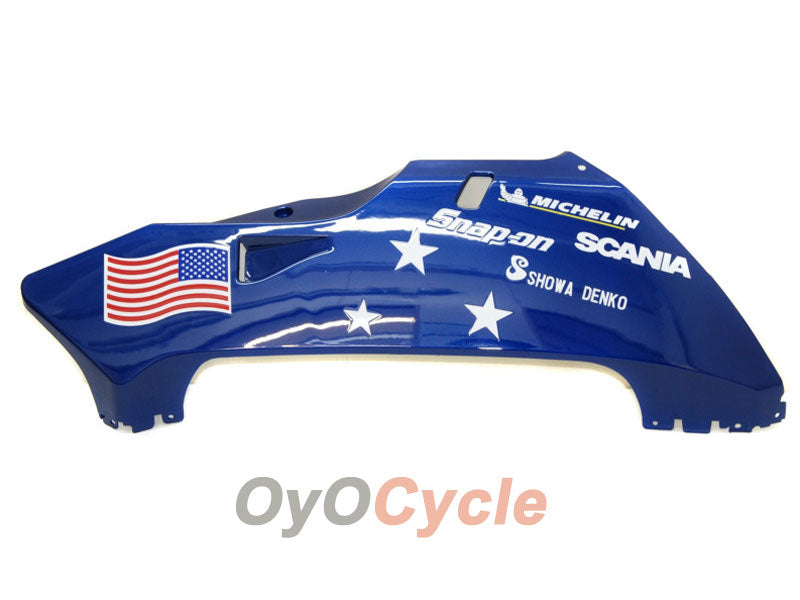 Einspritzverkleidungssatz für 05-06 CBR600RR - Rot, Blau - Castrol #OYO87900208