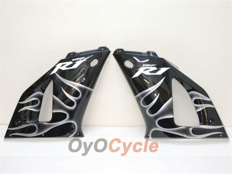 Einspritzverkleidungssatz für 00-01 YZF-R1 - Weiß, Schwarz - Flame #OYO87900763 Zweitbild