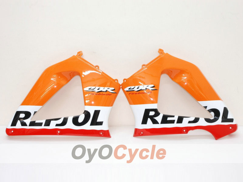 Einspritzverkleidungssatz für CBR900RR 929, Baujahr 00-01 - Orange, Schwarz - MICHELIN, Repsol #OYO87902728 Zweitbild