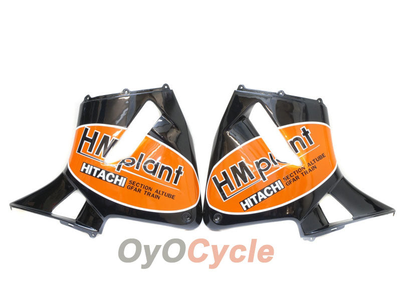 Verkleidungssatz für Einspritzmodelle 03-04 CBR600RR - Orange, Schwarz - HM Plant #OYO87902525 Zweitbild