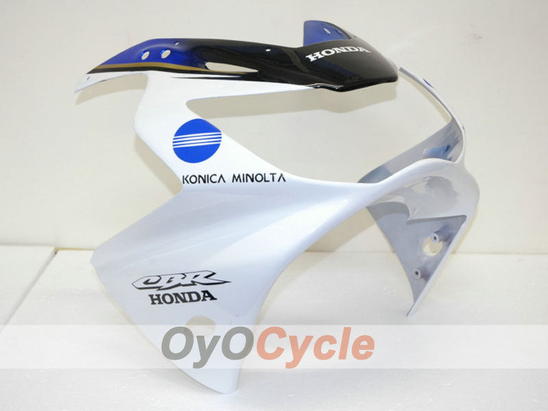 Spritzverkleidungssatz für 00-01 CBR900RR 929 - Weiß, Schwarz - Konica Minolta #OYO87902706