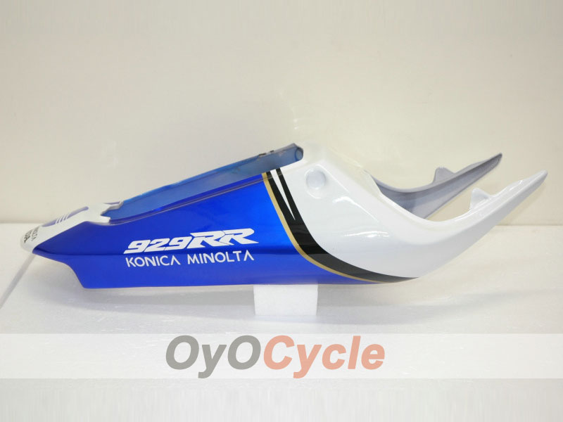 Spritzverkleidungssatz für 00-01 CBR900RR 929 - Weiß, Schwarz - Konica Minolta #OYO87902706
