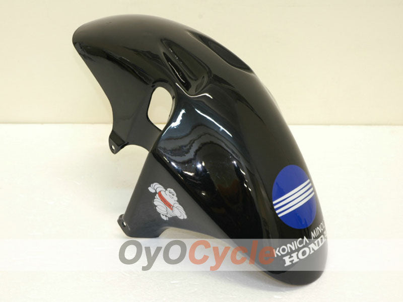 Spritzverkleidungssatz für 00-01 CBR900RR 929 - Weiß, Schwarz - Konica Minolta #OYO87902706
