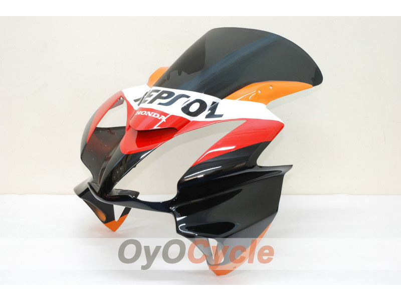 Einspritz-Verkleidungssatz für 02-13 VFR800 - Orange, Schwarz - Repsol #OYO87902832