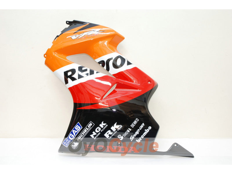 Einspritz-Verkleidungssatz für 02-13 VFR800 - Orange, Schwarz - Repsol #OYO87902832