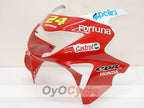 Verkleidungssatz für Einspritzermodelle der CBR600F4 99-00 - Rot, Gelb - Castrol #OYO87900112