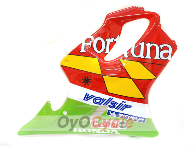Verkleidungssatz für Einspritzermodelle der CBR600F4 99-00 - Rot, Gelb - Castrol #OYO87900112
