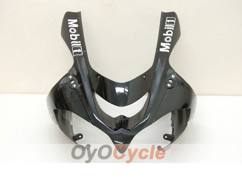 Einspritzverkleidungssatz für 04-05 NINJA ZX-10R - Weiß, Schwarz - West #OYO87901550