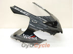 Einspritzverkleidungssatz für 04-05 NINJA ZX-10R - Weiß, Schwarz - West #OYO87901550