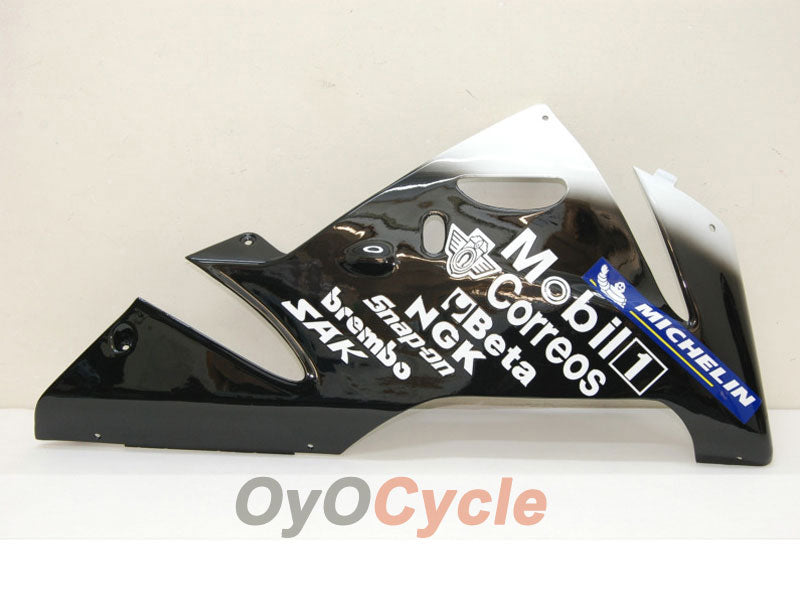 Einspritzverkleidungssatz für 04-05 NINJA ZX-10R - Weiß, Schwarz - West #OYO87901550