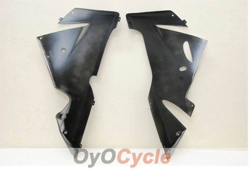 Einspritzverkleidungssatz für 04-05 NINJA ZX-10R - Weiß, Schwarz - West #OYO87901550