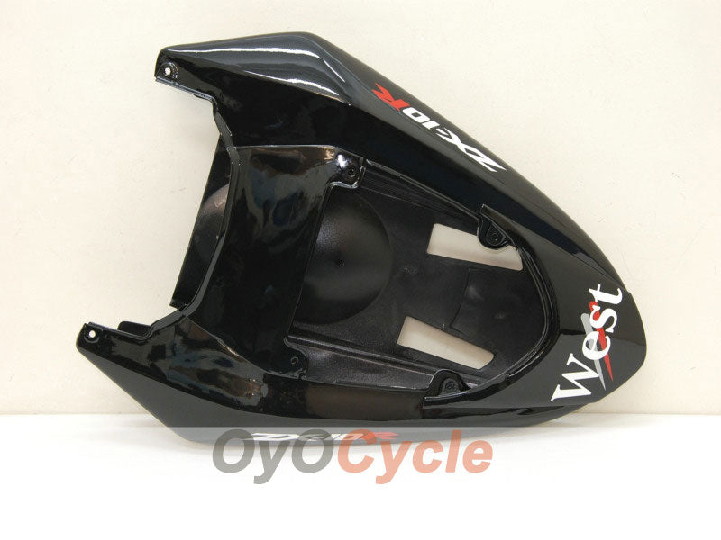 Einspritzverkleidungssatz für 04-05 NINJA ZX-10R - Weiß, Schwarz - West #OYO87901550