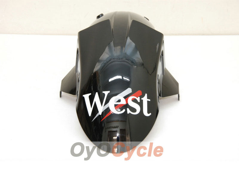 Einspritzverkleidungssatz für 04-05 NINJA ZX-10R - Weiß, Schwarz - West #OYO87901550