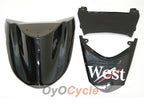 Einspritzverkleidungssatz für 04-05 NINJA ZX-10R - Weiß, Schwarz - West #OYO87901550