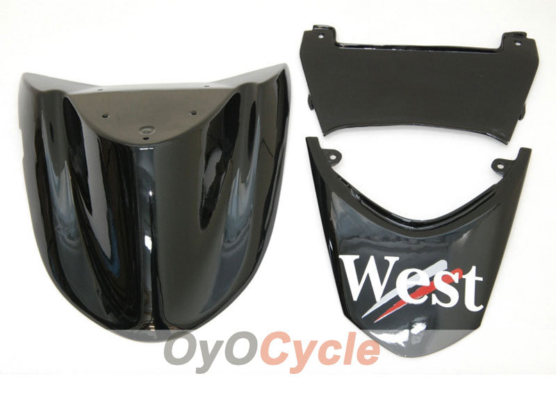 Einspritzverkleidungssatz für 04-05 NINJA ZX-10R - Weiß, Schwarz - West #OYO87901550