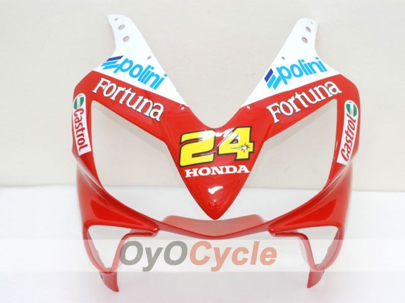 Einspritzverkleidungssatz für 01-03 CBR600F4i - Rot, Gelb - Castrol #OYO87900156