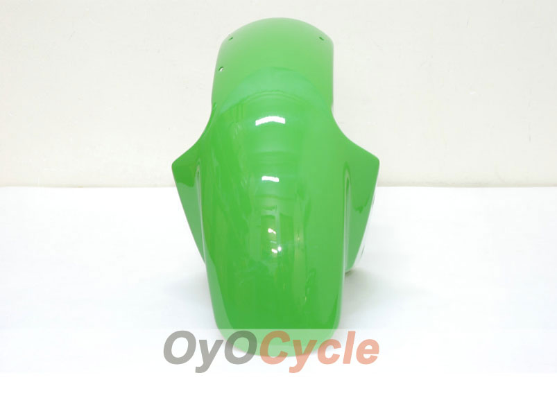 Spritzguss-Verkleidungssatz für NINJA ZX-6R 03-04 - Grün, Weiß - Werksstil #OYO87901761