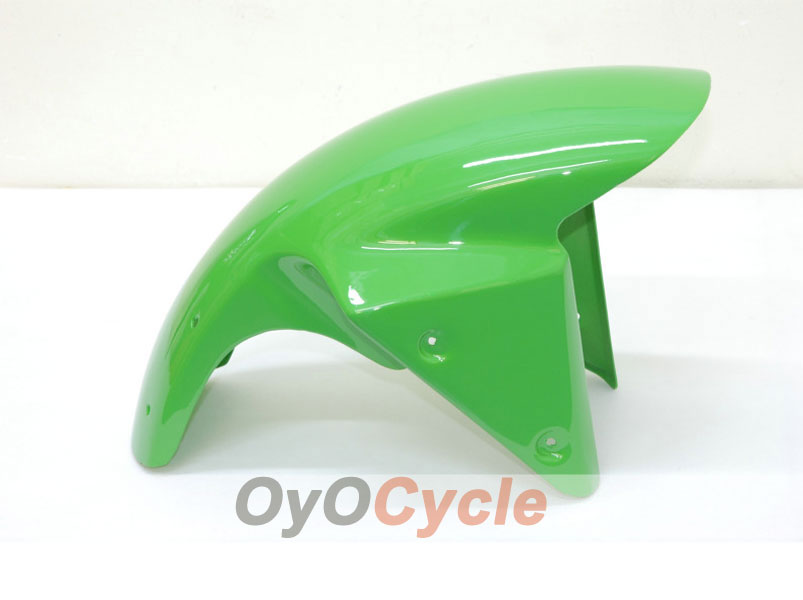 Spritzguss-Verkleidungssatz für NINJA ZX-6R 03-04 - Grün, Weiß - Werksstil #OYO87901761