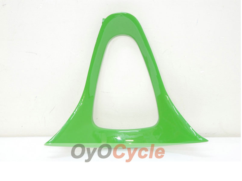 Spritzguss-Verkleidungssatz für NINJA ZX-6R 03-04 - Grün, Weiß - Werksstil #OYO87901761