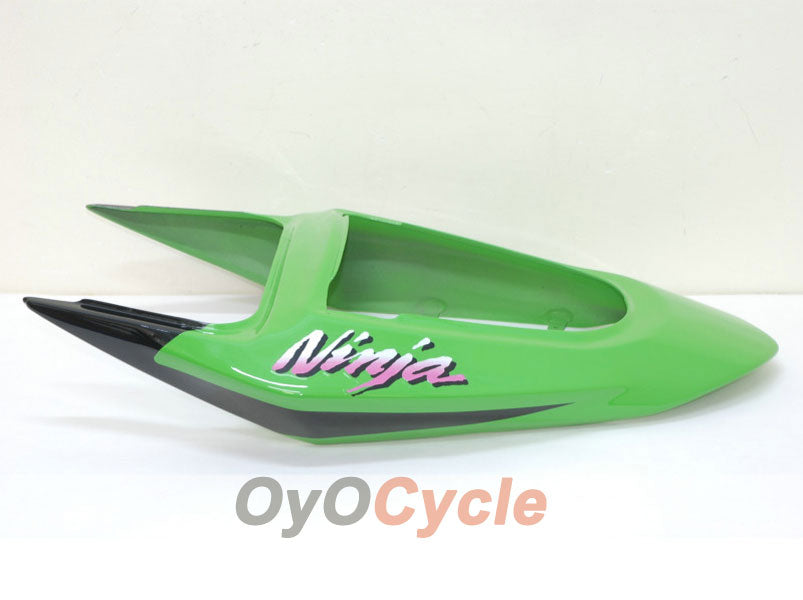 Spritzguss-Verkleidungssatz für NINJA ZX-6R 03-04 - Grün, Weiß - Werksstil #OYO87901761