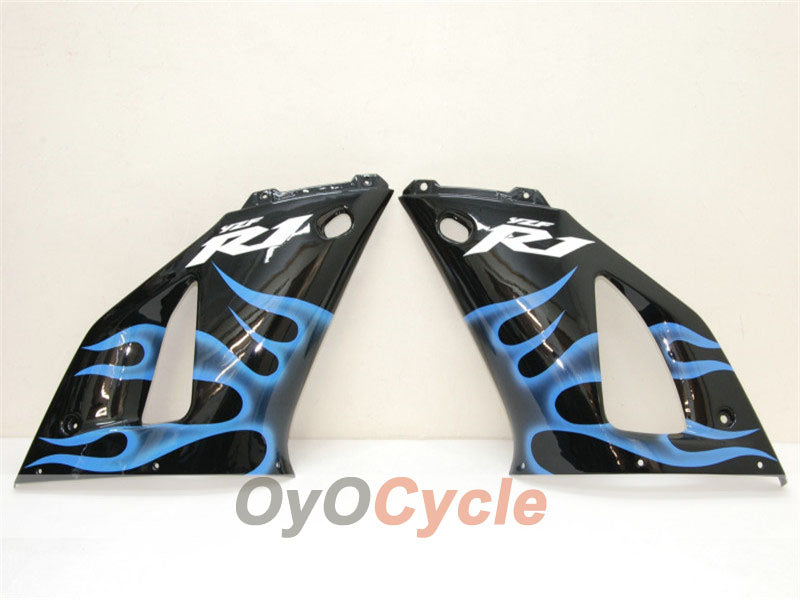 Einspritzverkleidungssatz für 00-01 YZF-R1 - Blau, Schwarz - Flame #OYO87900765 Zweitbild