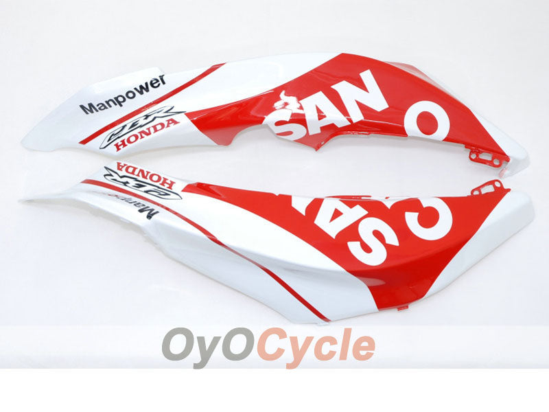 Einspritzverkleidungssatz für CBR600RR 07-08 - Rot, Weiß - San Carlo #OYO87900435 Zweitbild