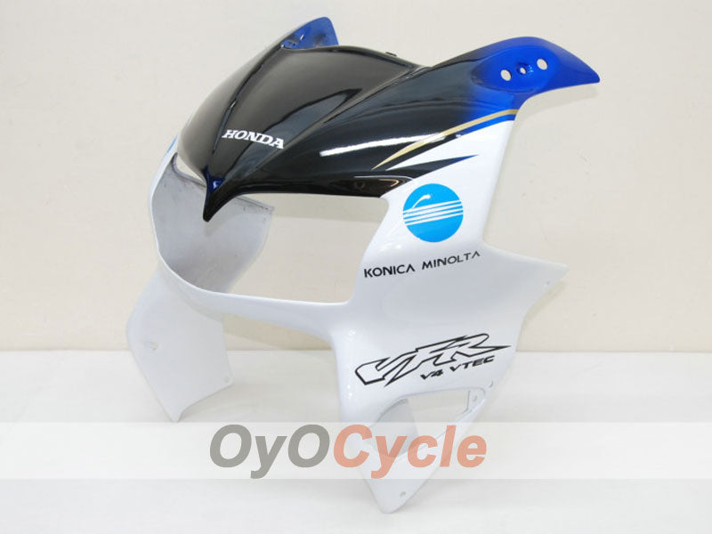 Verkleidungssatz für VFR800 98-01 - Weiß, Schwarz - Konica Minolta, MICHELIN #OYO87902902