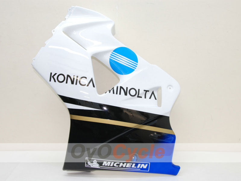 Verkleidungssatz für VFR800 98-01 - Weiß, Schwarz - Konica Minolta, MICHELIN #OYO87902902