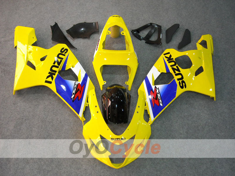 Einspritzverkleidungssatz für 04-05 GSXR600 - Gelb, Blau - Werksdesign #OYO87901208 Hauptbild