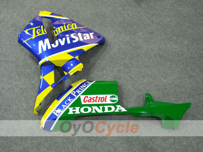 Einspritzverkleidungskit für CBR600RR 05-06 - Gelb, Blau - Castrol, Movistar #OYO87900269