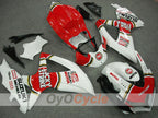 Verkleidungssatz für Einspritzmodelle 08-10 GSX R750 - Rot, Weiß - Lucky Strike #OYO87901451